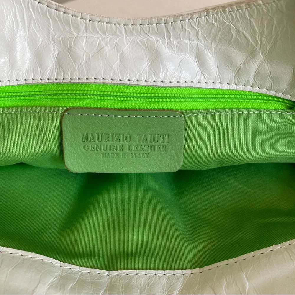 Maurizio taiuti shout studded leather hobo bag